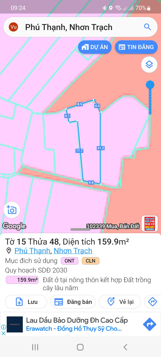 Nhà Đất Phú Thạnh Nhơn Trạch Đồng nai