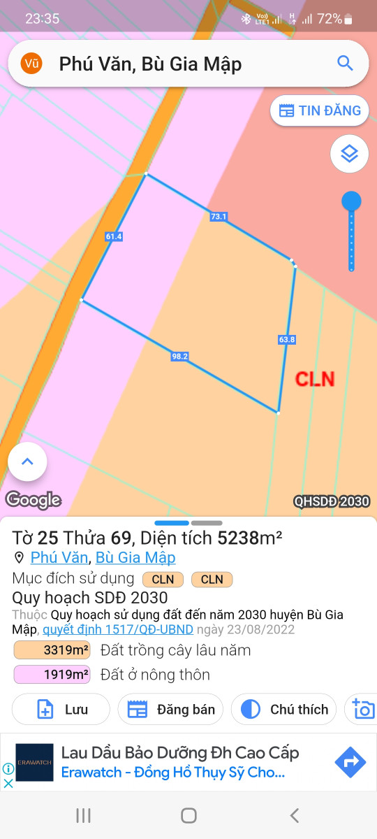 Nhà Đất Phú Văn Bù Gia Mập Bình Phước