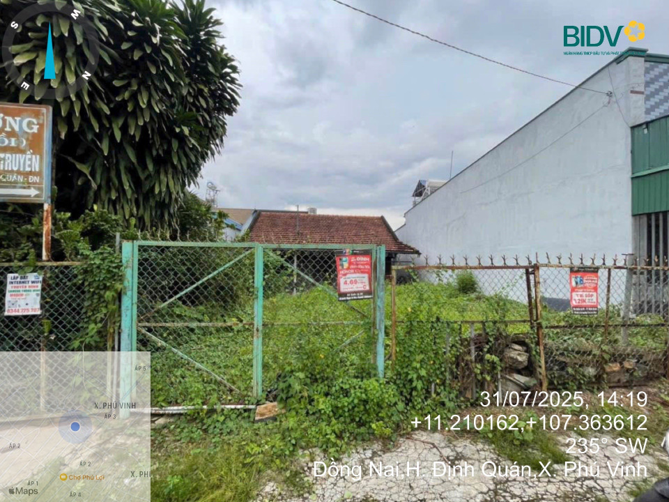 Bán đất KP3 xã Phú Vinh