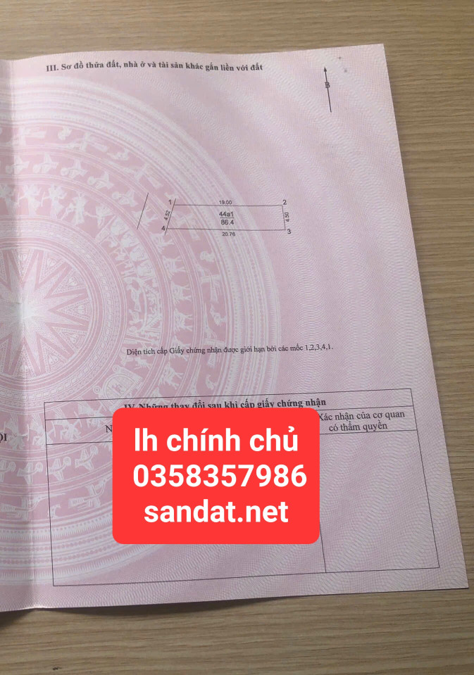 Bán đất 86.4m² ngang 4.50m giá 8.2 tỷ Xã Phúc Thịnh