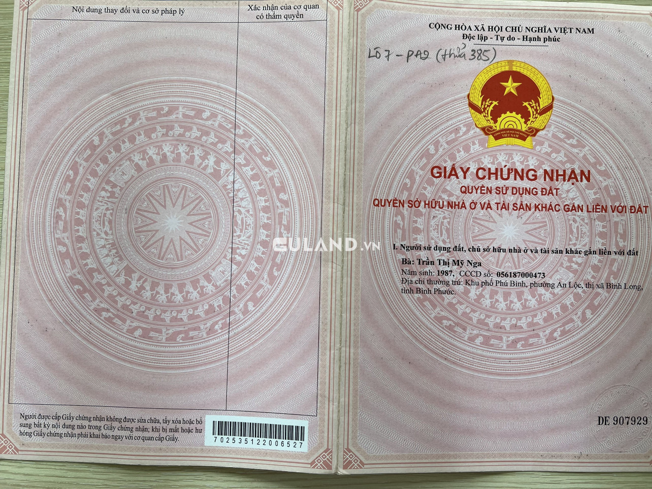 Đất Hớn Quản Bình Phước, ngay DT.756 chợ Tân Khai giá 260 triệu