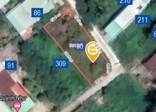 Chính chủ bán đất thổ cư TP Phú Mỹ 319m2 26.6x12