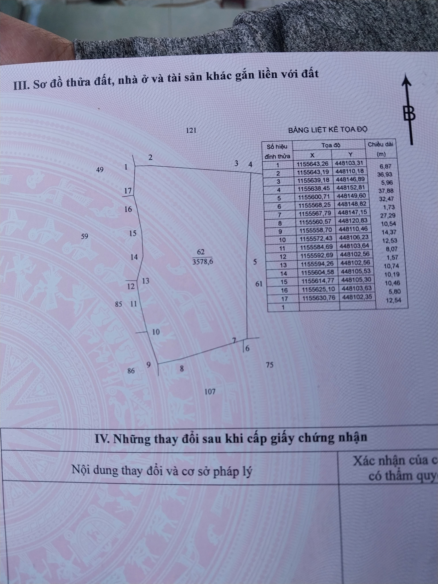 Bán đất 3578.6m² 1.61 tỷ tại Xã Phước Hội Huyện Đất Đỏ