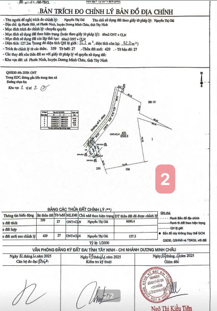 Bán đất Phước Ninh - Dương Minh Châu, mặt tiền nhựa giá chỉ 3xxtr