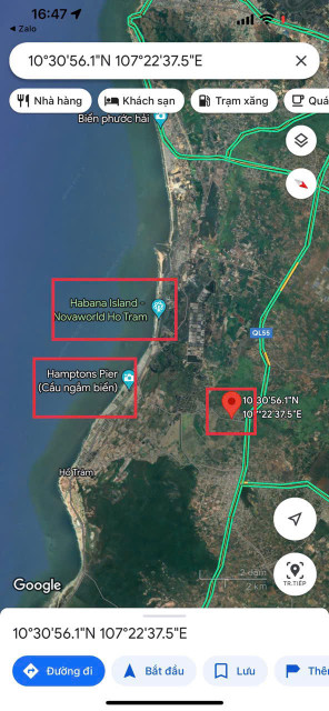 bán đất gần biển Hồ Tràm - Xuyên Mộc