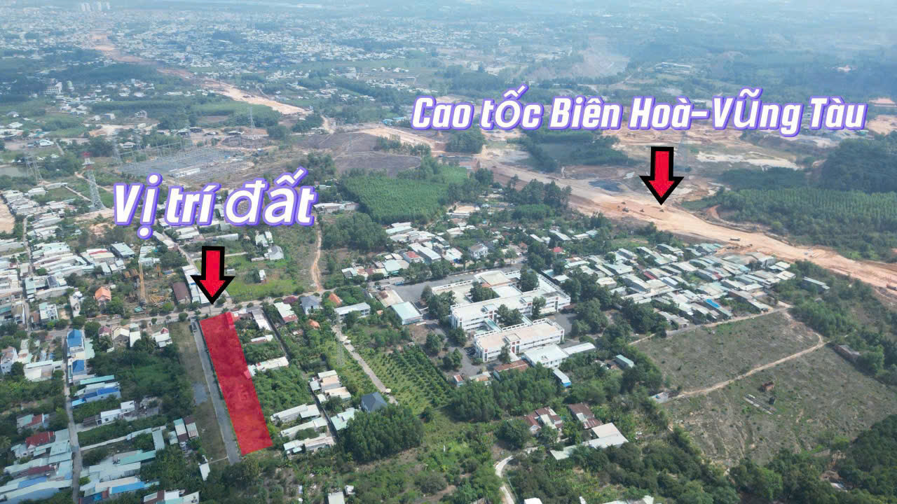 Đất mặt tiền sát bên quốc lộ 51 và cao tốc Biên Hoà - Vũng Tàu mua ở hay đầu tư đều cực kì hợp lý