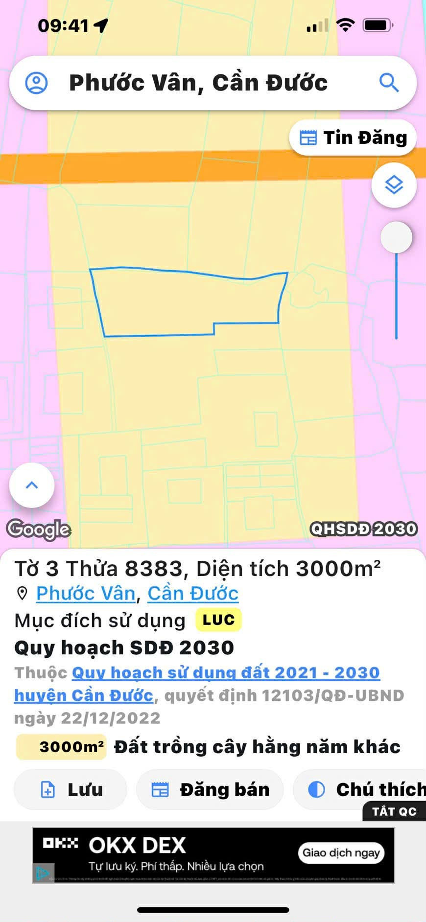 Cần bán đất nông nghiệp tại Long An