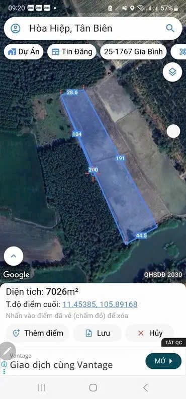 Bán đất 8000m² ngang 80m giá 890 triệu tại Xã Phước Vinh