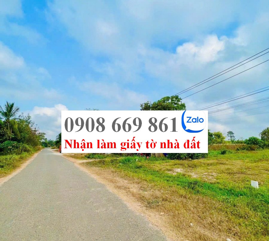 Bán đất 2 MT . Diện tích 295 m2 . Đường nhựa . Phước vinh . Châu thành