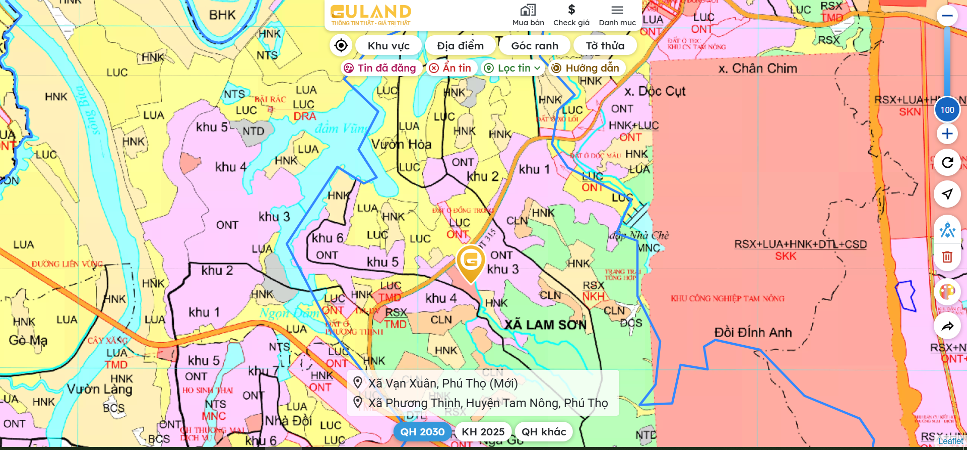 Bán lô đất 4ha tại Vạn Xuân, Tam Nông, Phú Thọ, giá 20 tỷ