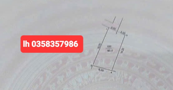 Bán đất 90m² ngang 6m giá 3.43 tỷ Xã Quang Minh