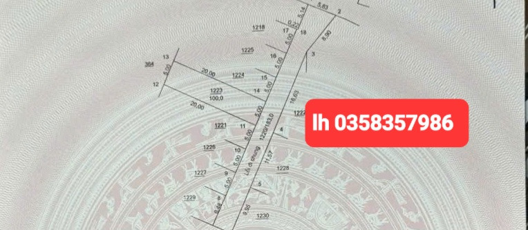 Bán đất 100m² ngang 5m giá 4.93 tỷ Xã Quang Minh