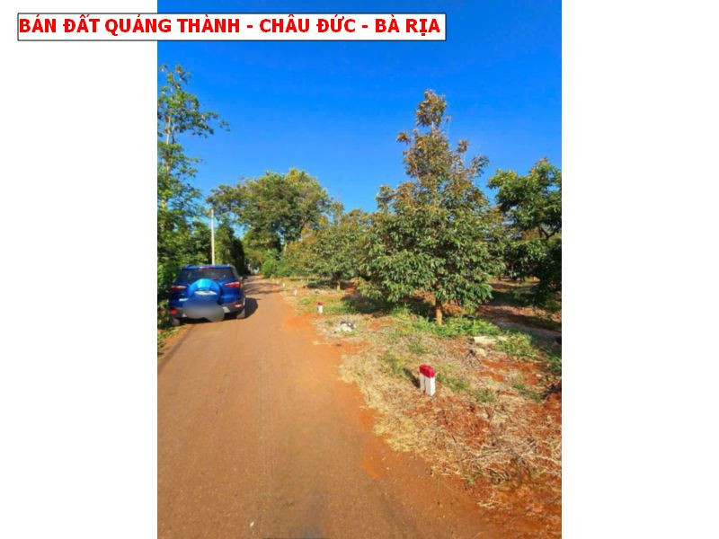 Bán đất Quảng Thành - Châu Đức - Bà Rịa giá chỉ 5xxtr, mặt tiền nhựa siêu đẹp
