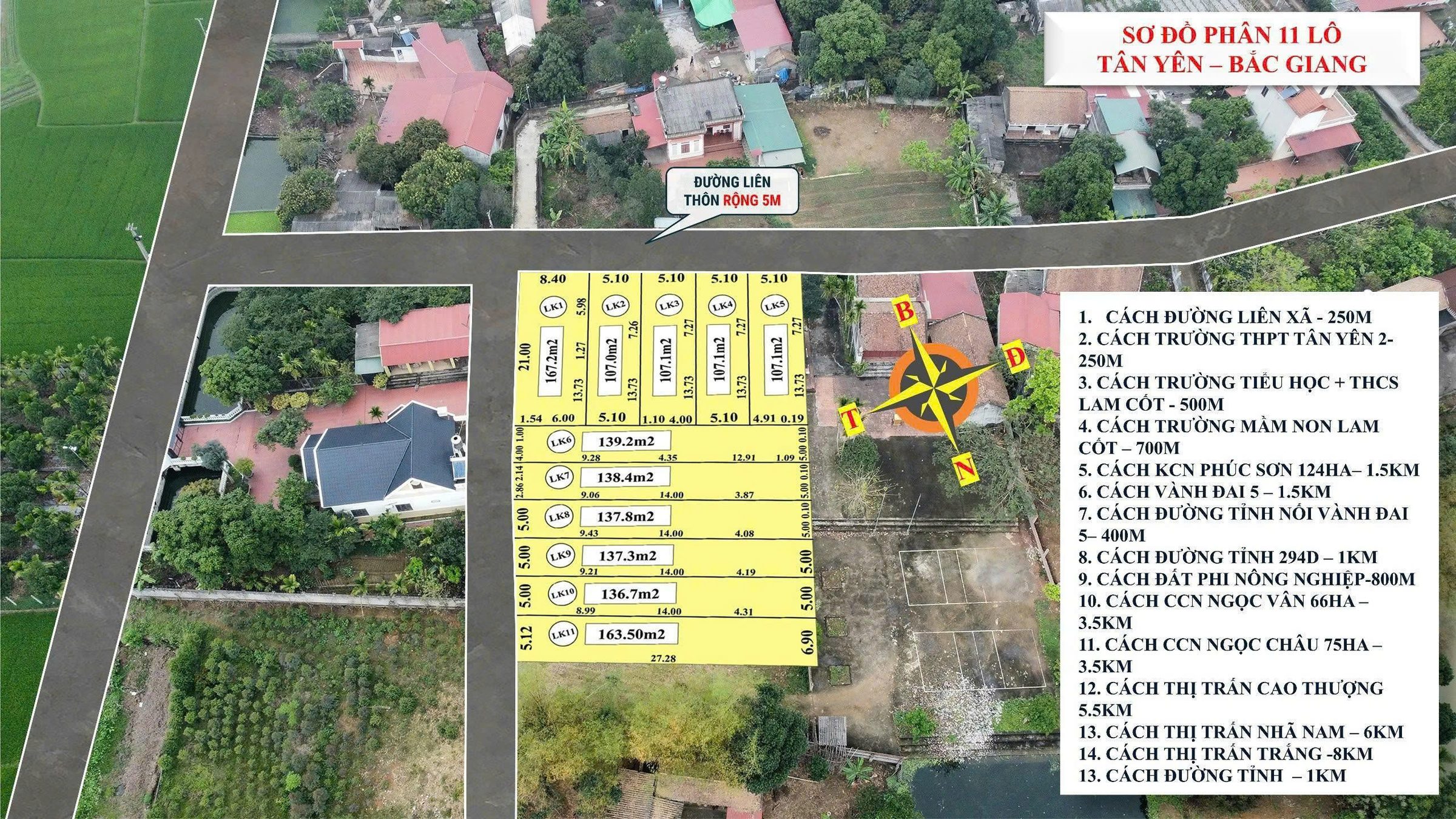 ĐẤT GẦN KCN PHÚC SƠN  - GIÁ F0 - Cách mầm non, Tiểu học, THCS , THPT : 250m - 750m
- Cách chợ 1km