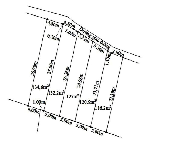 Đất thổ cư Nguyễn Thị Lầu vô 200m 5x26 giá 395tr