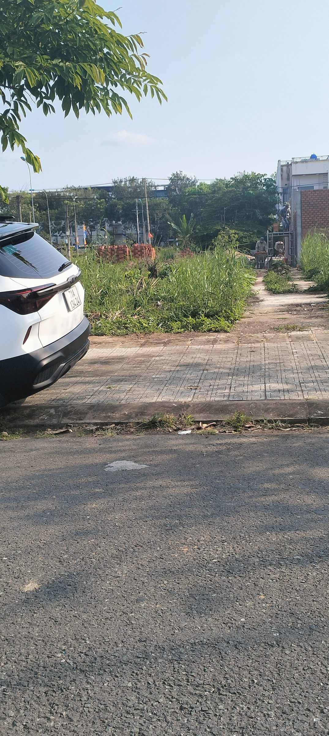 Nền gốc khu dân cư giao long.
