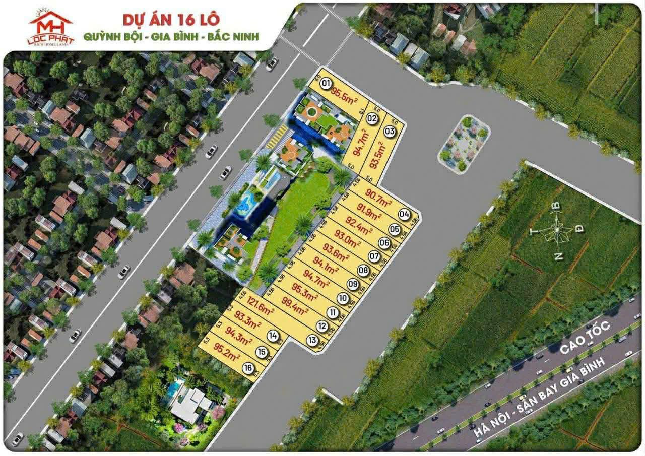 🏡 LÔ ĐẤT QUỲNH BỘI – GIA BÌNH – BẮC NINH Ở NGAY – GIÁ HỢP LÝ