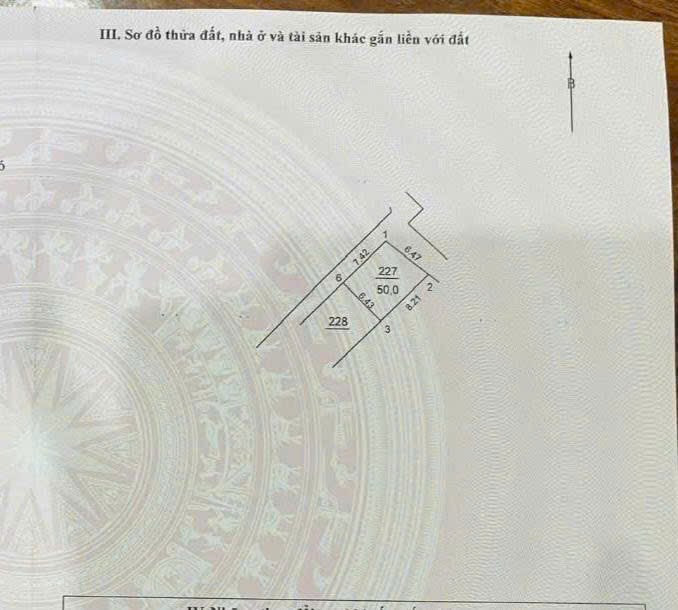 Bán đất 50m² ngang 6.47m giá 1.85 tỷ Xã Sóc Sơn