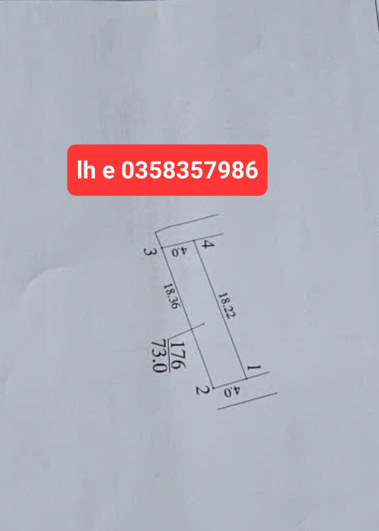 Bán đất 73m² ngang 4m giá 3.3 tỷ Xã Sóc Sơn
