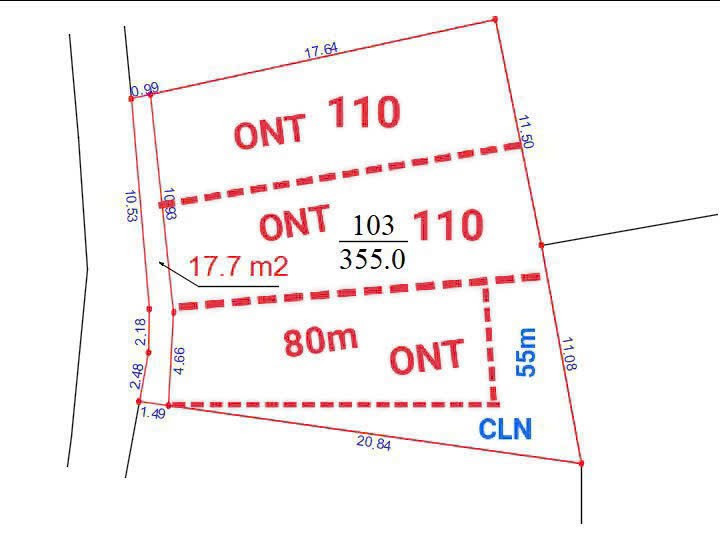 Bán đất 110m² ngang 5m giá 3.74 tỷ Xã Sóc Sơn