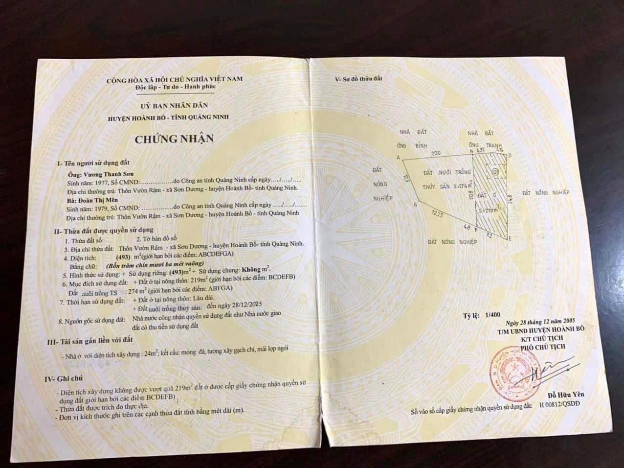 ĐÂT GẦN BƯU ĐIỆN XÃ SƠN DƯƠNG