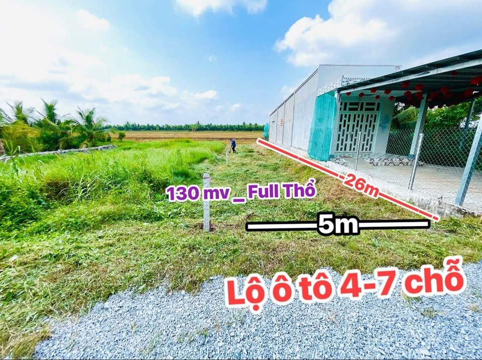 Bán đất 130m² full thổ cư ngang 5m giá 280 triệu tại Xã Song Phú