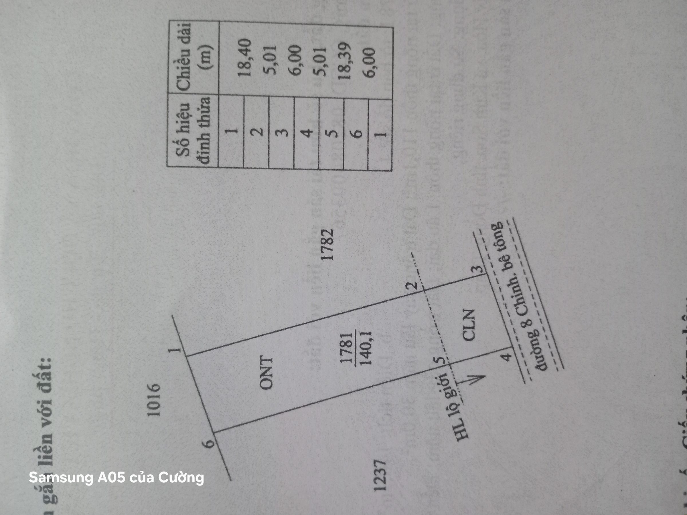Cần bán đất nền xã Song Thuận, Châu Thành, Tiền Giang 6x23,4 full thổ, đường đan 2m, cách đường nhựa oto 30m