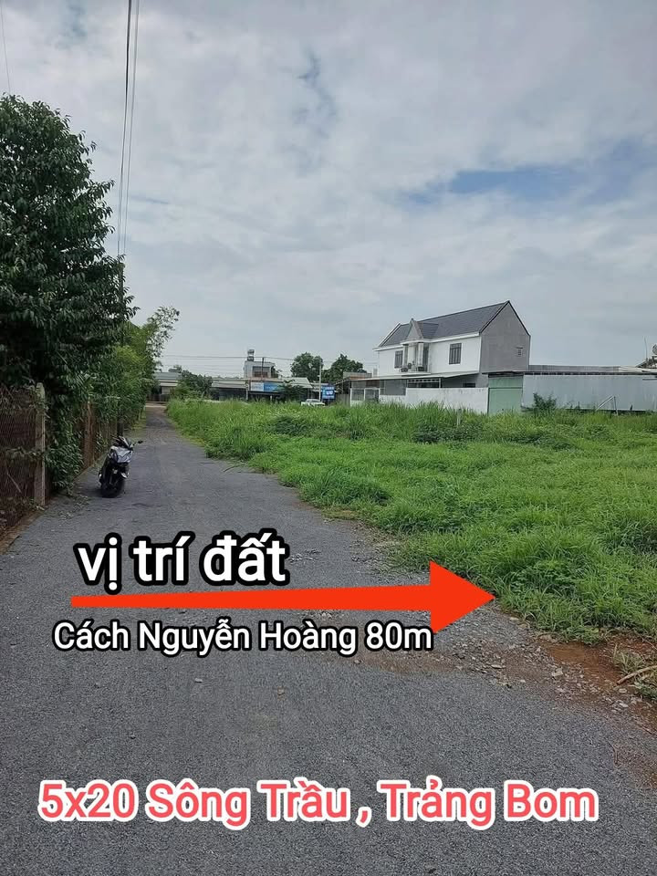 🏡 BÁN GẤP LÔ ĐẤT ĐẸP – SÔNG TRẦU, TRẢNG BOM – GIÁ CHỈ 850 TRIỆU! 🔥