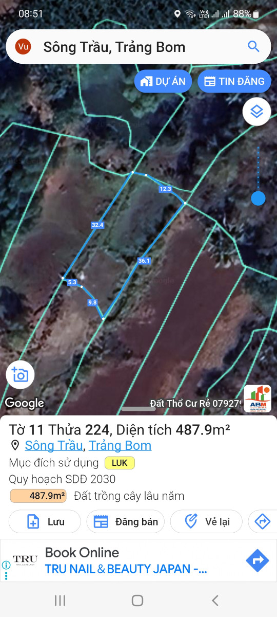 Nhà Đất Sông Trầu Trảng bom Đồng Nai