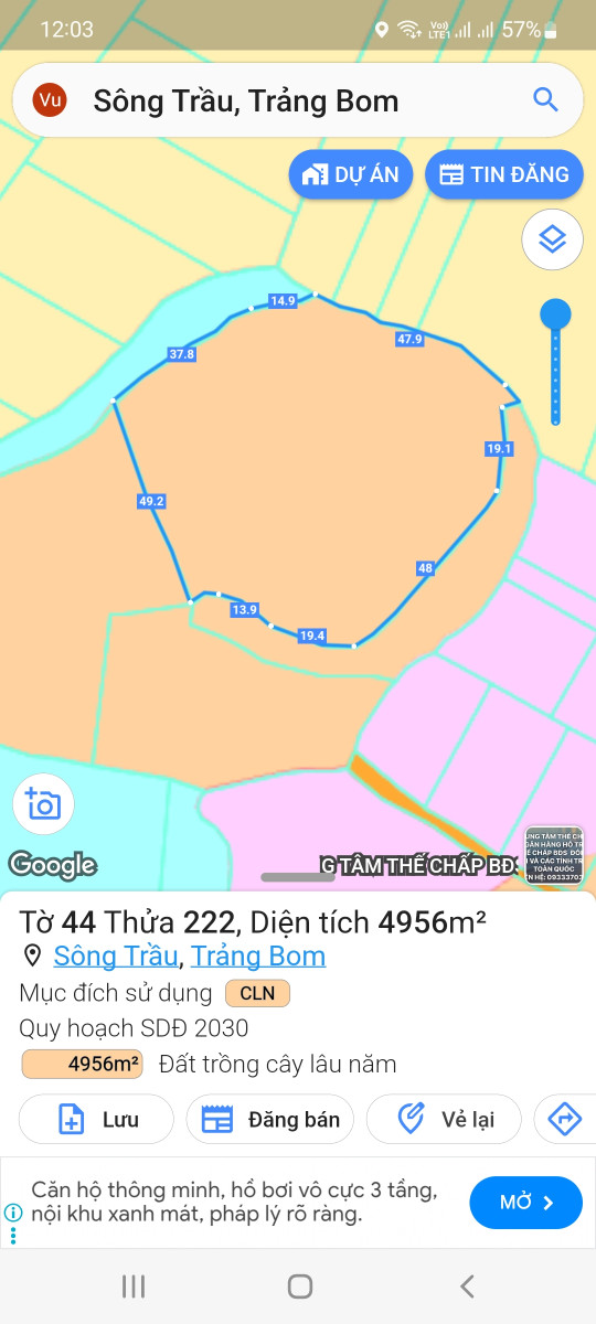 Nhà Đất Sông Trầu Trảng Bom Đồng Nai