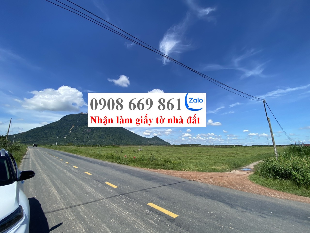 cần bán mảnh đất 3 MT đường 790 . diện tích 6817 m2 . xã suối đá . dương minh châu
