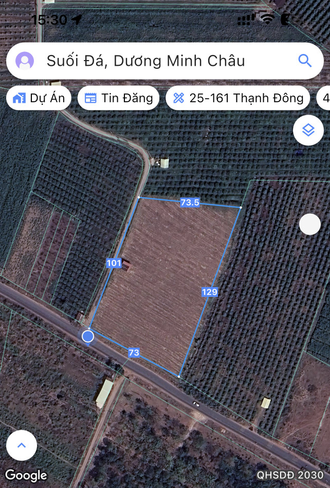 Bán đất 8200m² ngang 73m giá 380 triệu tại Xã Suối Đá Huyện Dương Minh Châu