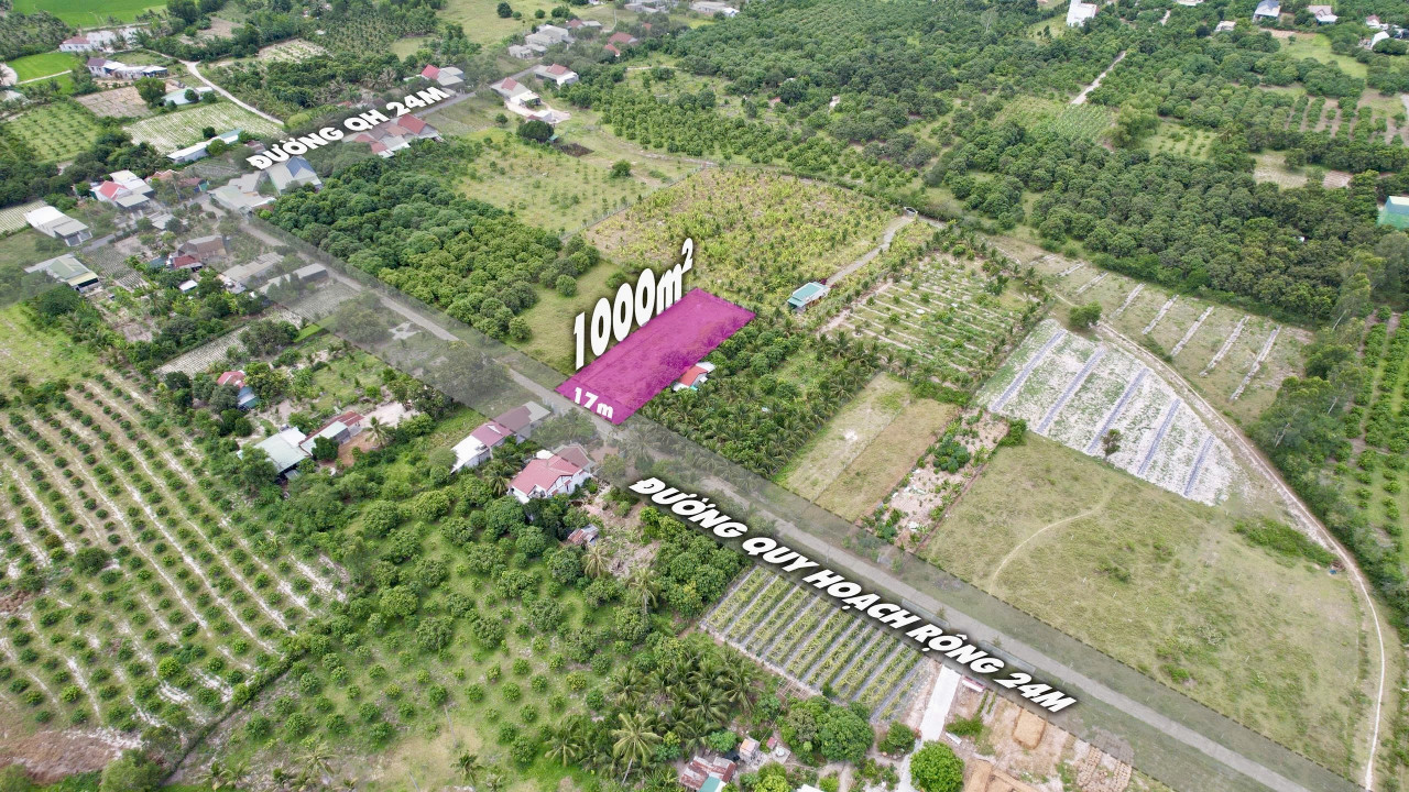 Bán đất 1000m² ngang 17m giá 4.2 tỷ Xã Suối Hiệp