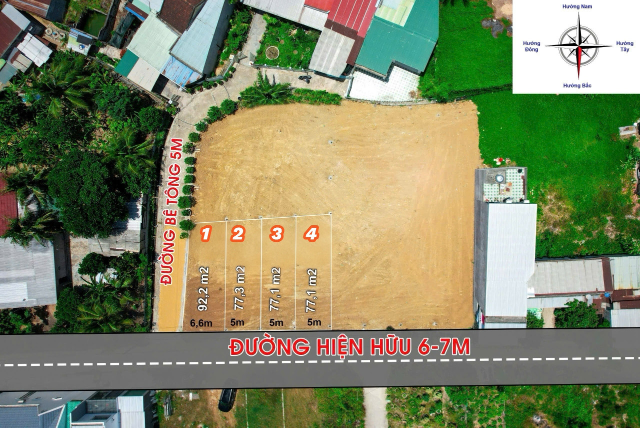 Bán đất 77,2m² 845 triệu tại Xã Suối Hiệp Huyện Diên Khánh