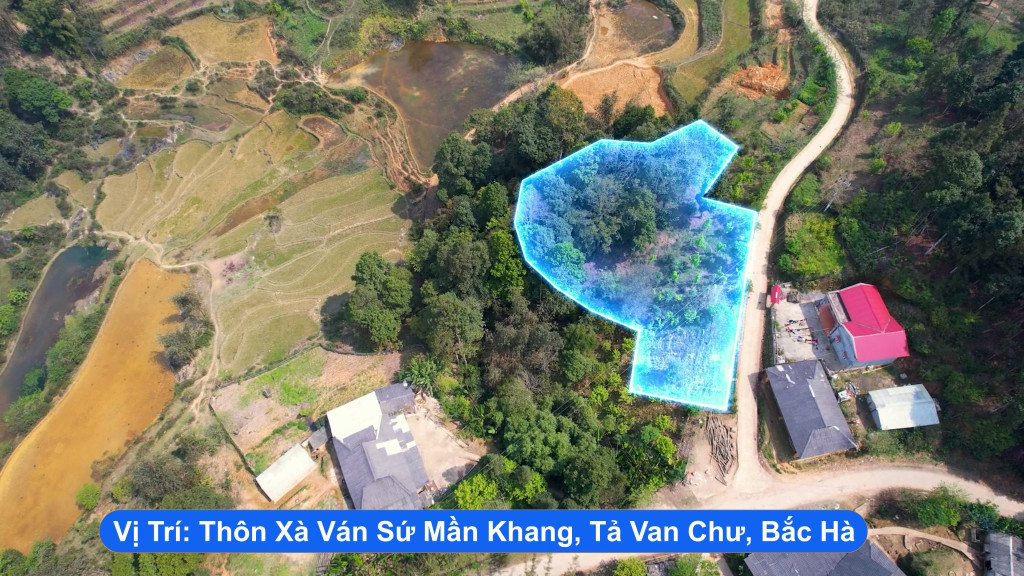 Bán đất 1200m2 tại Tả Van Chư, Bắc Hà, Lào Cai, tầm nhìn thung lũng, giá 1.X, liên hệ trực tiếp để thương lượng.