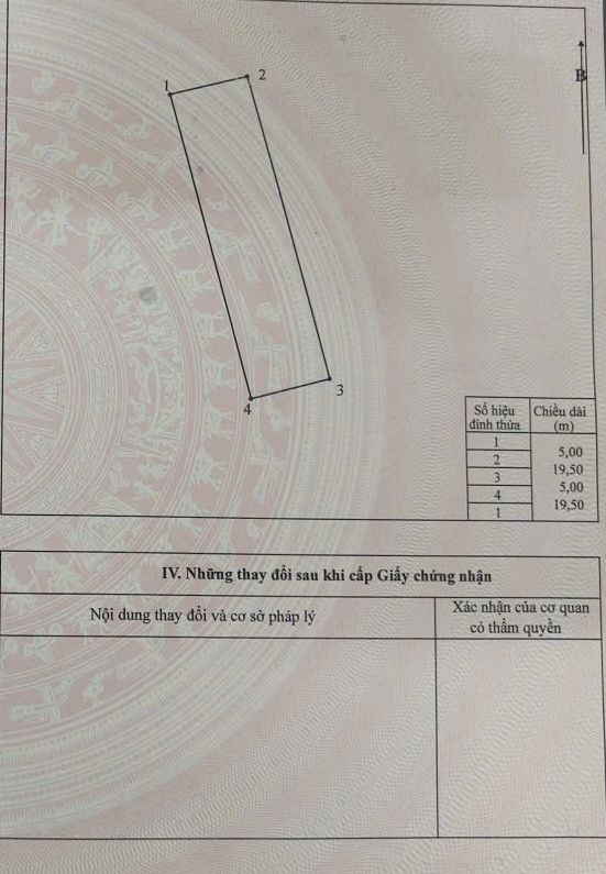 Bán đất 97.5m² ngang 5m giá 2.2 tỷ Xã Tam Đa