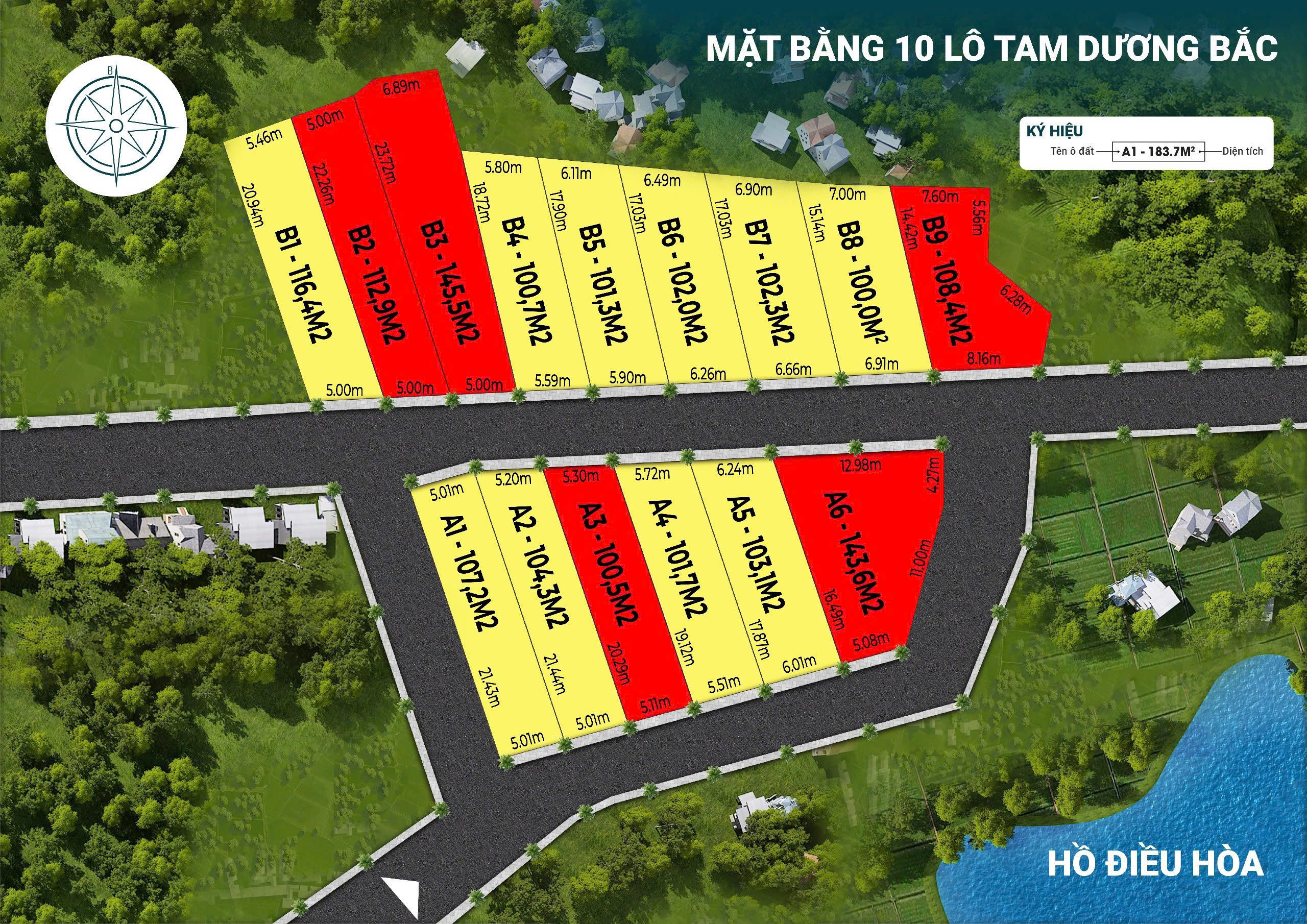 RA HÀNG 10 LÔ F0 ĐẸP – TÂM ĐIỂM ĐẦU TƯ XÃ TAM DƯƠNG BẮC - PHÚ THỌ