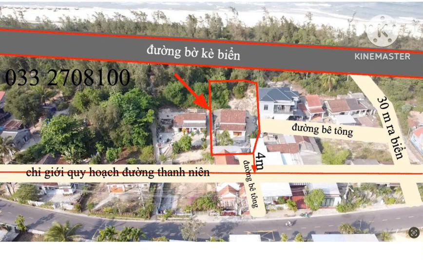 Bán đất sát biển nằm ngay trung tâm làng bích hoạ