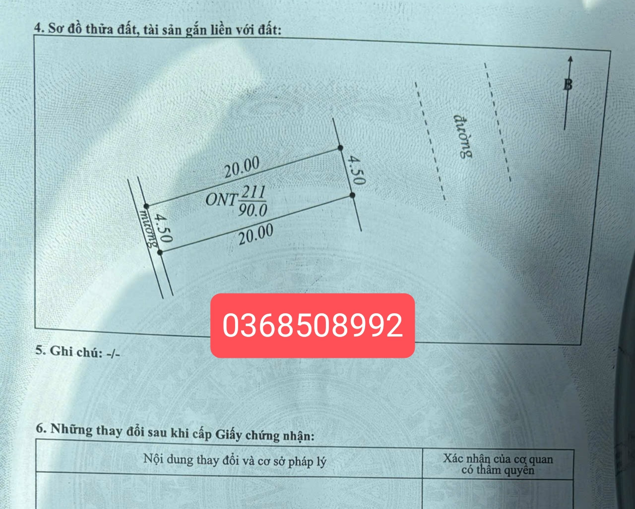 Bán đất 90m² ngang 4,5m giá 690 triệu Xã Tam Tiến