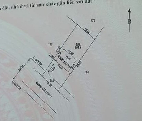 bán đất . MT đường 12A . DT 605 m2 . tân bình . tp tây ninh