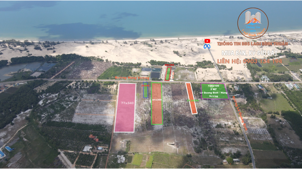 Bán  đất thổ cư 11582m² , giá 42 tỷ tại, Xã Tân Bình, Thị xã La Gi, Bình Thuận