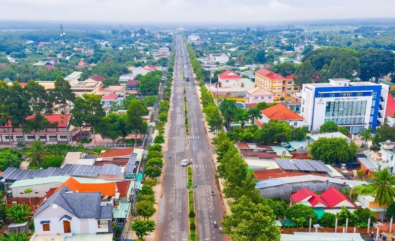 Bán đất 453.6m² có sẵn 200m² thổ cư ngang 10m giá 750 triệu tại Xã Tân Châu