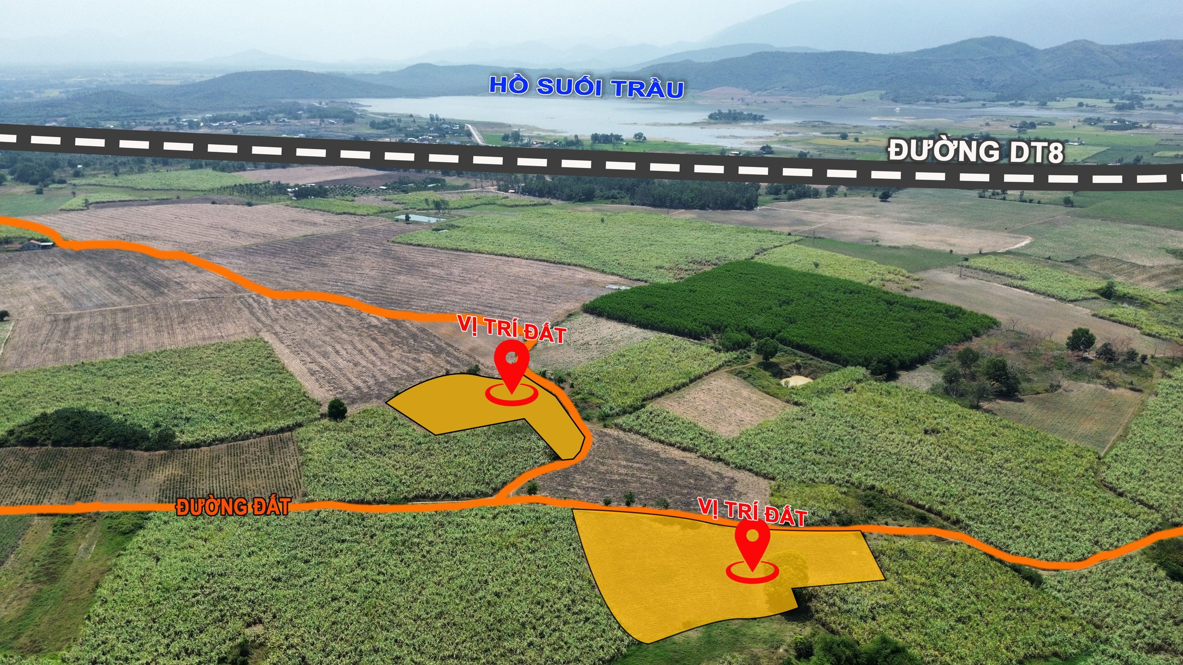 Bán Đất 6429m² giá 750 triệu tại Xã Tân Định Khánh Hòa