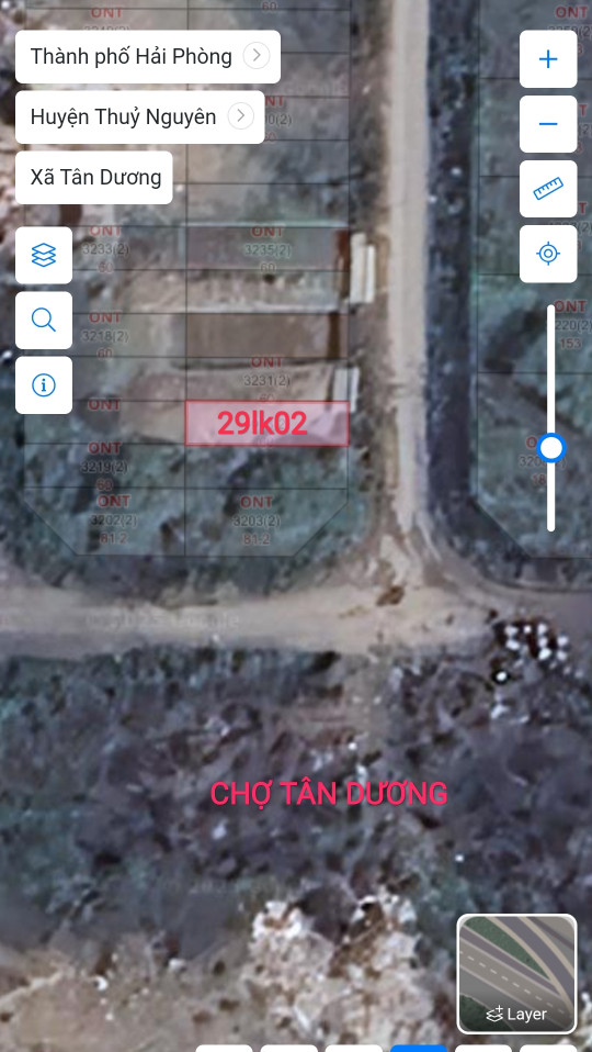 Bán đất 60m² 3.58 tỷ tại Xã Tân Dương Huyện Thuỷ Nguyên. liên hệ 0362558882