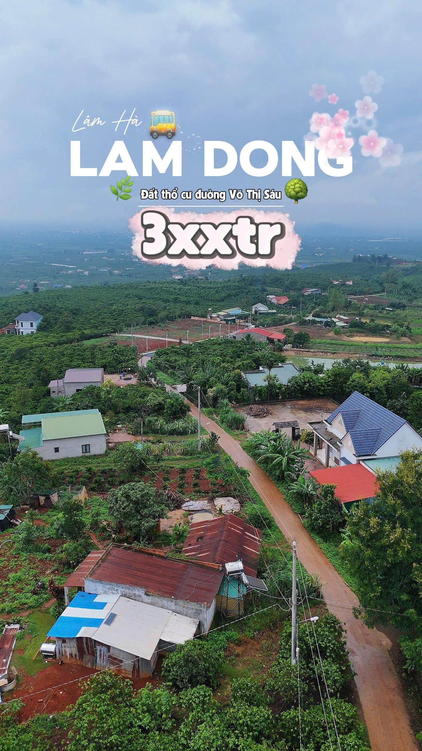 Bán Đất 124m² thổ cư 72m² giá 333 triệu tại Xã Tân Hà Huyện Lâm Hà Lâm Đồng