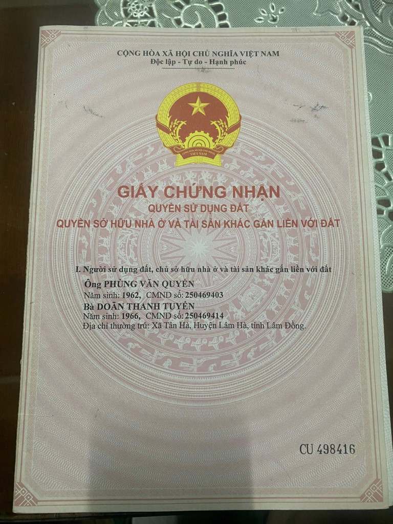 Bán đất Tân Hà