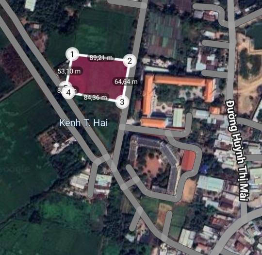 Bán đất 5234.3m² ngang 65m giá 65 tỷ tại Xã Tân Hiệp Huyện Hóc Môn