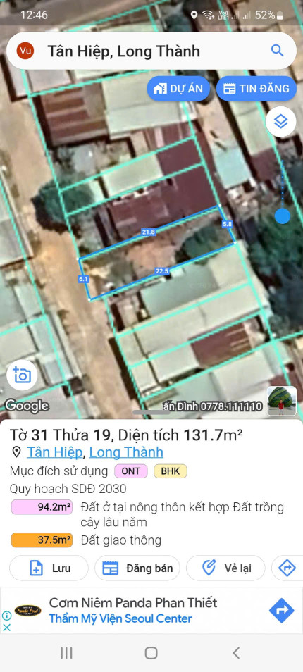 Nhà Đất Tân Hiệp Long Thành Đồng Nai