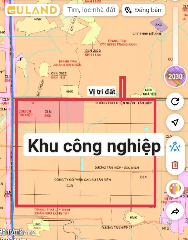 Bán bán  đất thổ cư 277m² , giá 750 triệu tại, Xã Tân Hội, Huyện Tân Châu, Tây Ninh