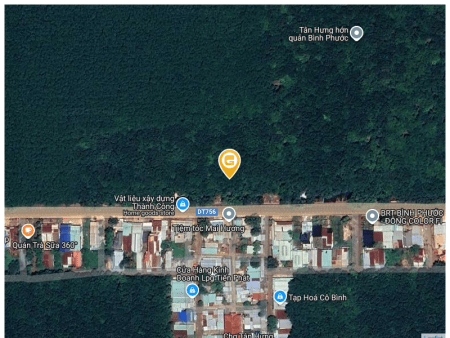 Bán đất 175m² 190 triệu tại Xã Tân Hưng Huyện Hớn Quản